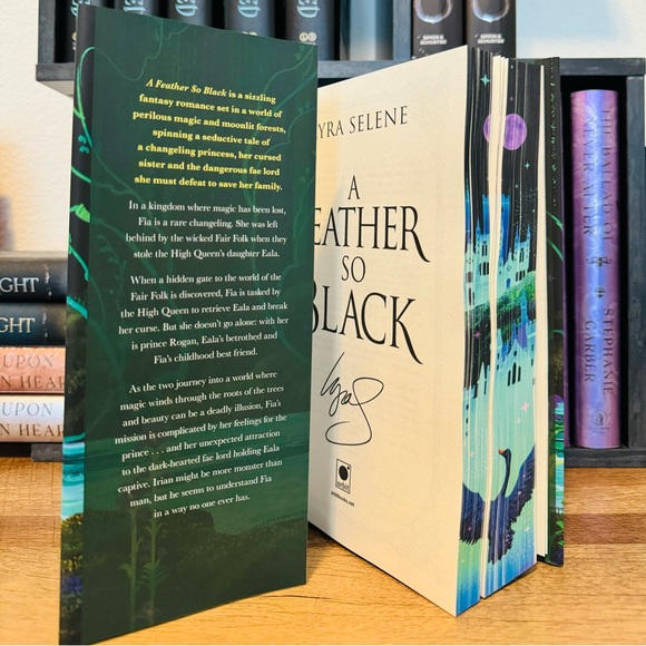 Fairyloot Exclusive Signed Edition A Feather So Black by Lyra Selene - Picture 8 of 11